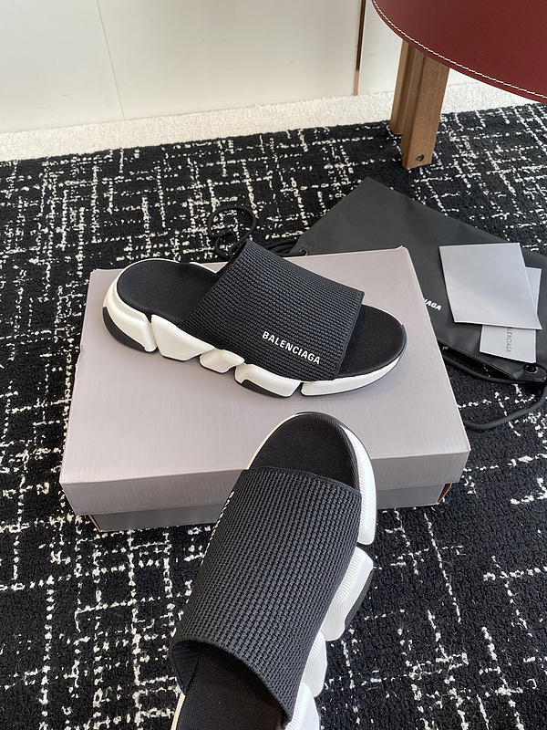 Balenciaga Speed 2.0 Recycled Knit Slide Sandals