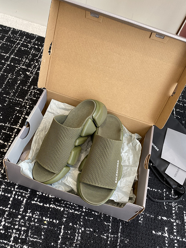 Balenciaga Speed 2.0 Recycled Knit Slide Sandals