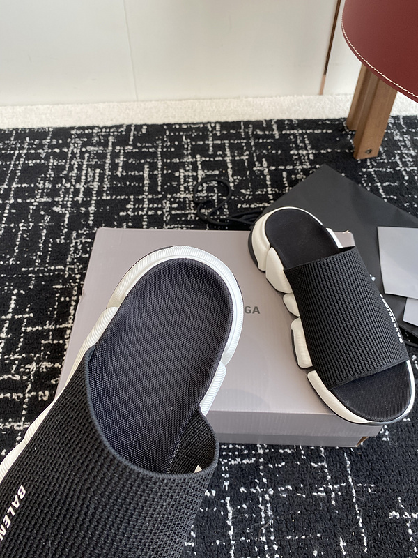 Balenciaga Speed 2.0 Recycled Knit Slide Sandals