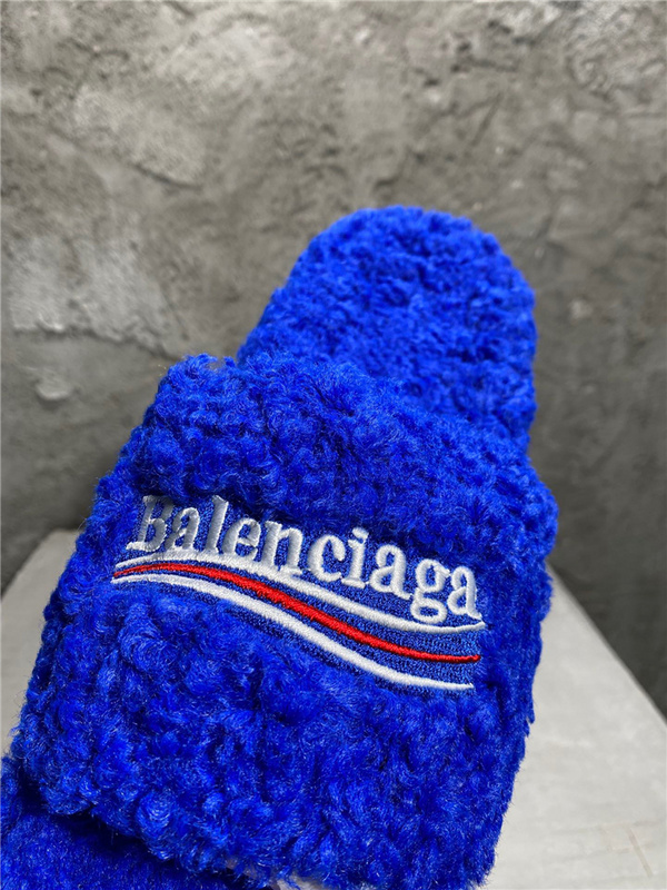 Balenciaga Furry Slides 