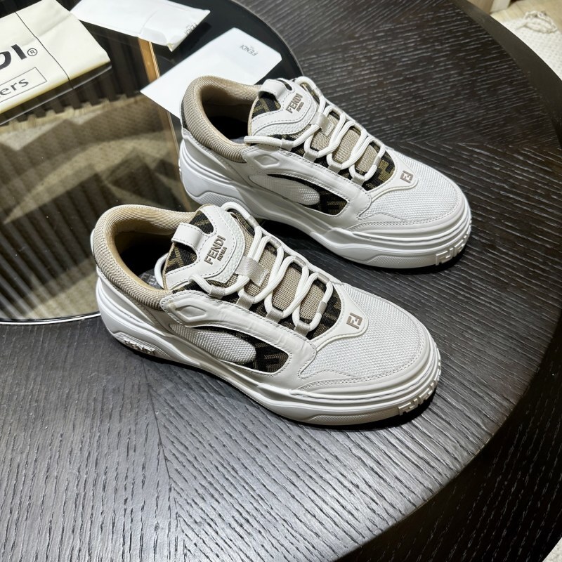Fendi Force Sneakers White