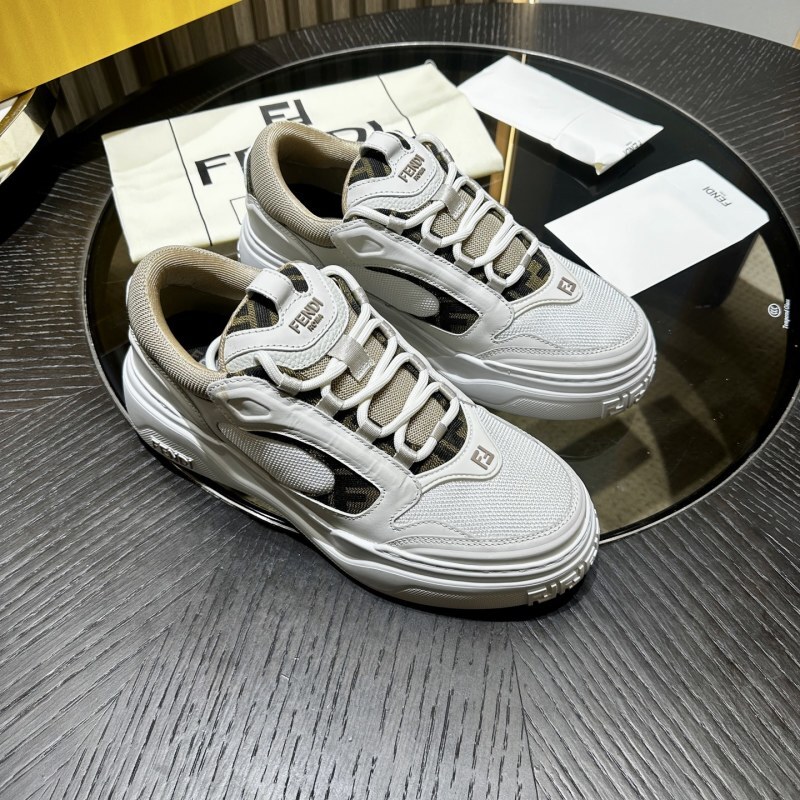 Fendi Force Sneakers White