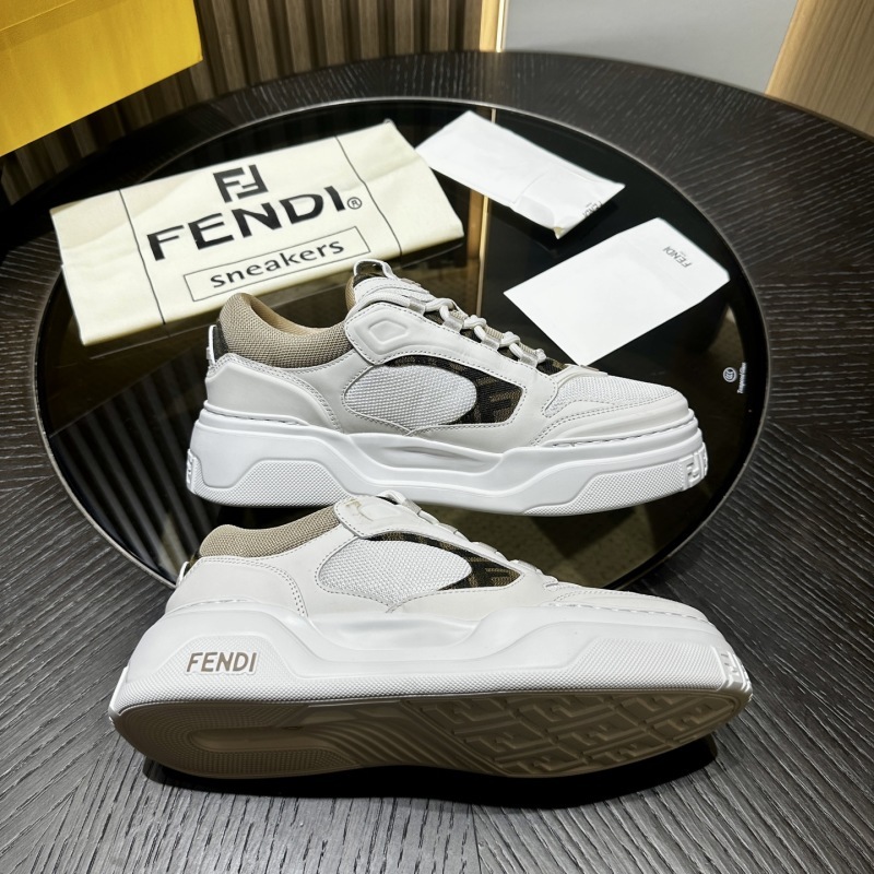 Fendi Force Sneakers White