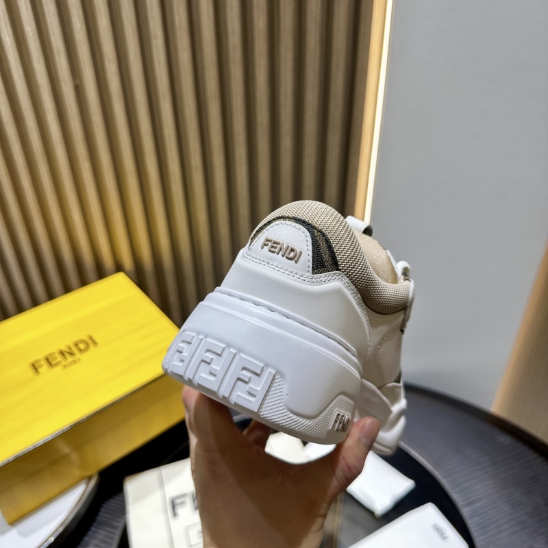 Fendi Force Sneakers White
