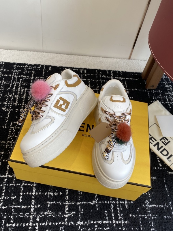 Fendi Match Leather White