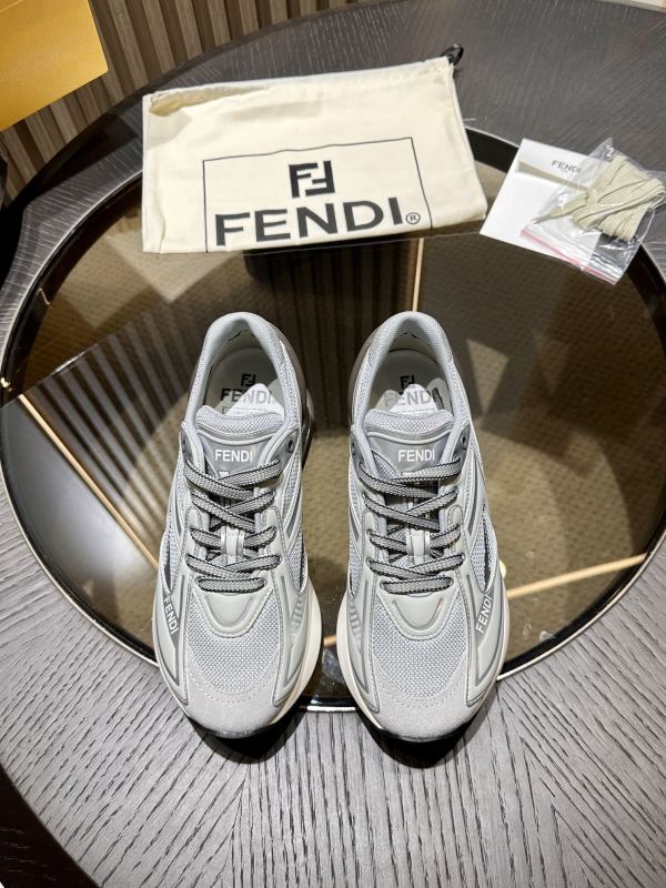 Fendi Gray Sneakers