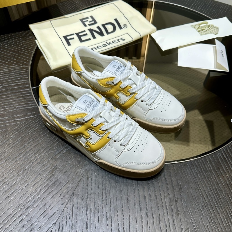 Two-tone Leather Fendi Match Sneakers