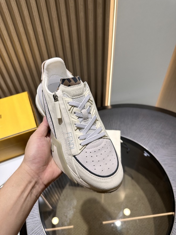 Fendi Flow Panelled low-top Sneakers