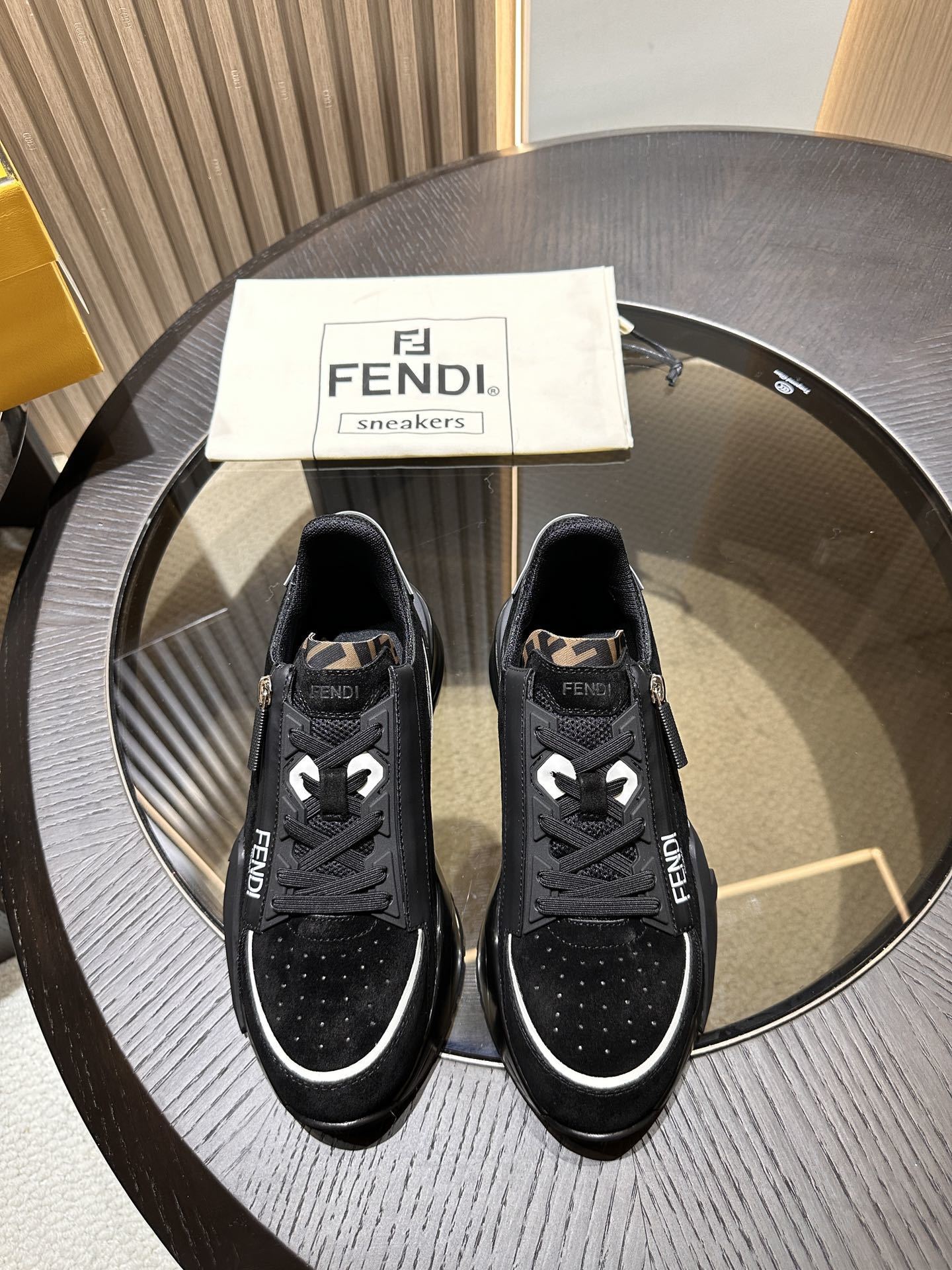 Fendi Flow Black Sneakers