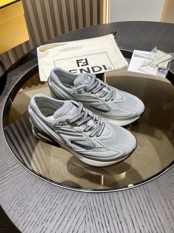 Fendi Gray Sneakers