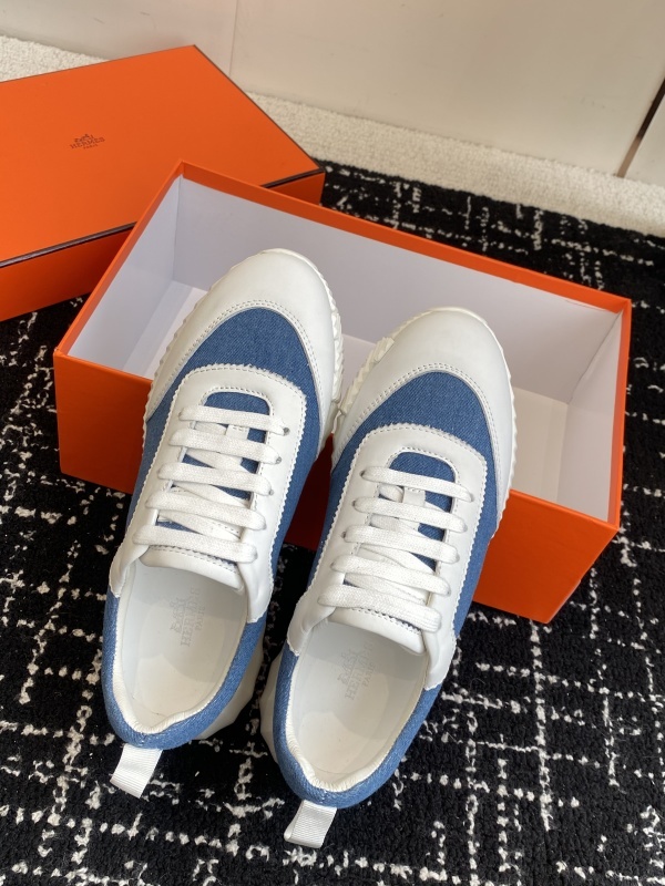 Hermes Bouncing Leather Trainers