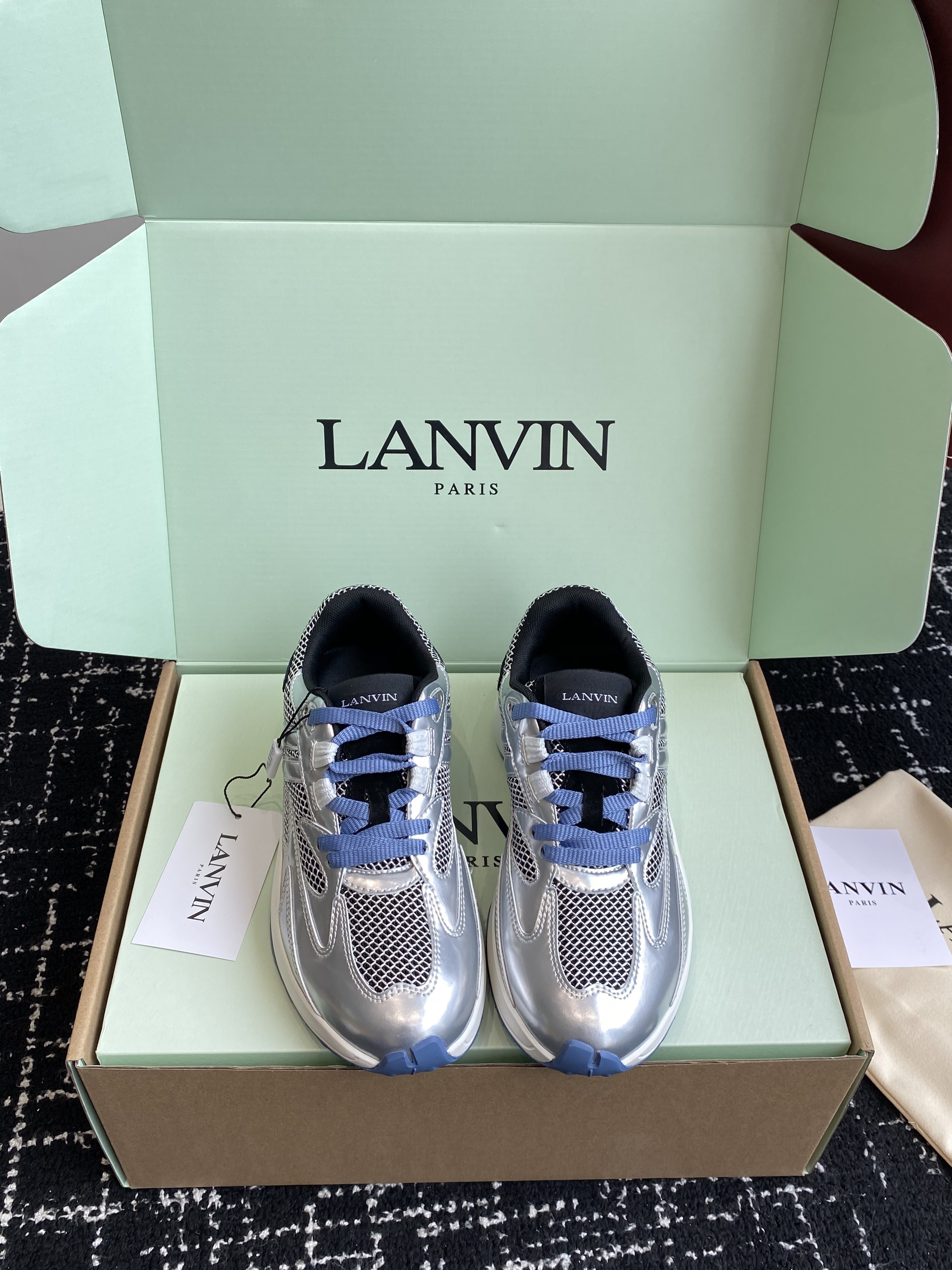 Lanvin Jla Mesh Sneakers