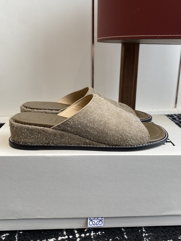 Loewe Ladera Mule in Brushed Suede