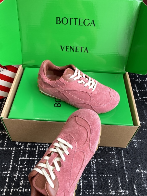 Bottega Veneta Orbit Flash Leather-trimmed Suede Sneakers