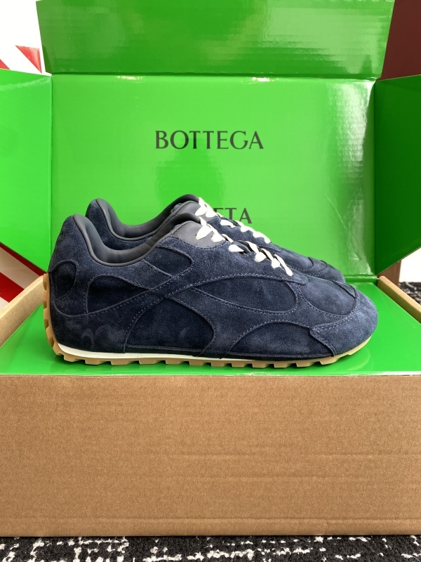 Bottega Veneta Orbit Flash Leather-trimmed Suede Sneakers