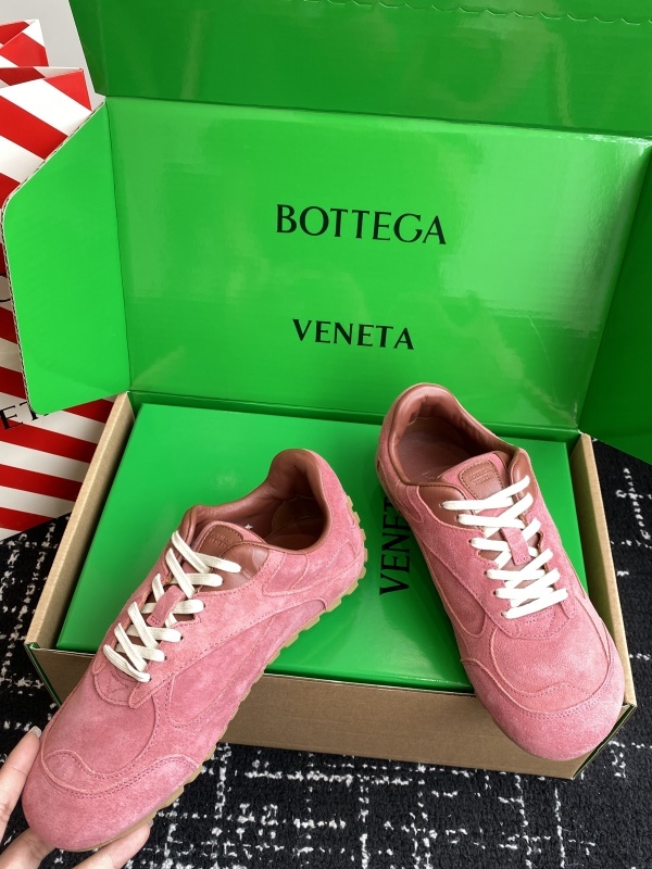 Bottega Veneta Orbit Flash Leather-trimmed Suede Sneakers