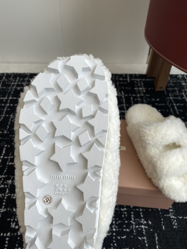 Miu Miu Wool Slippers