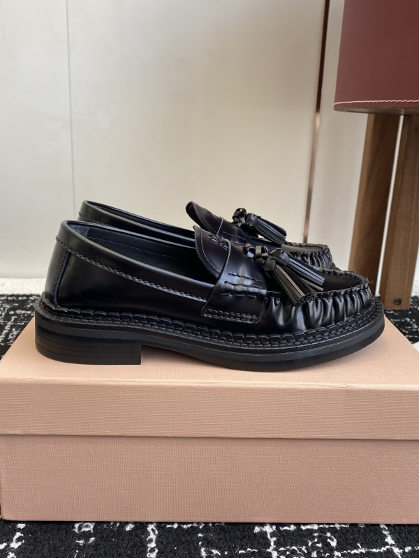 Miu Miu Tassel-embellished Loafers